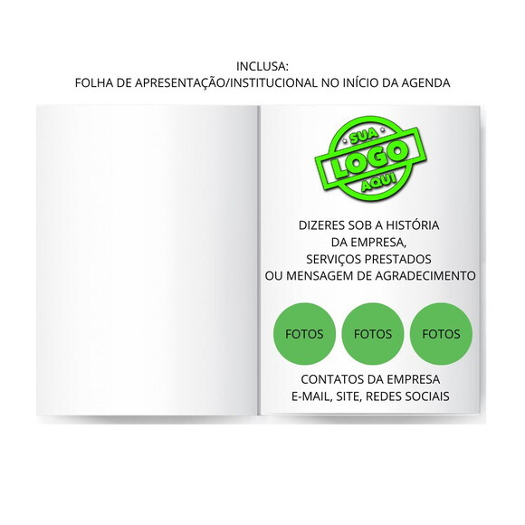 10 Agendas 2027 Personalizadas com Sua Logo