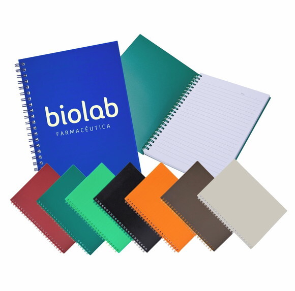 Caderno Capa Pp Plástico Personalizado