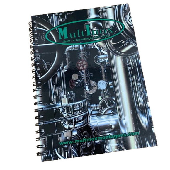 Caderno Personalizado Lembrancinha Aniversário 20x28cm