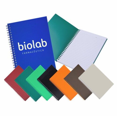 Caderno Capa Pp Plástico Personalizado