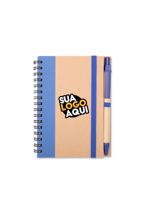 Caderno Ecológico com Caneta