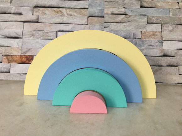 Arco Íris de Mesa Candy Colors FAIXAS SOLTAS