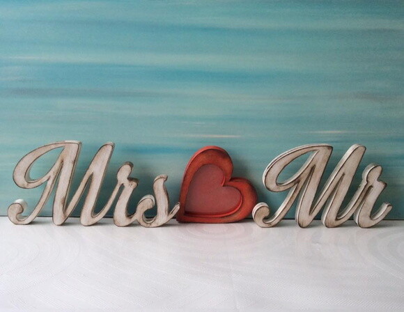 Decoração de Casamento Mr Mrs