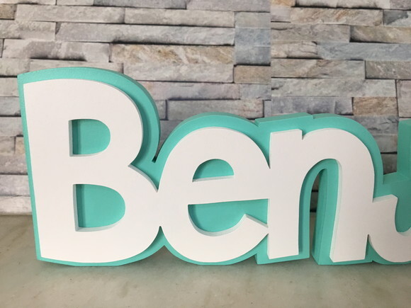 Nome em MDF Personalizado para Quarto de Bebê e Infantil