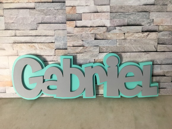 Nomes Personalizados de Mdf para Festas Infantis e Quartinho de B