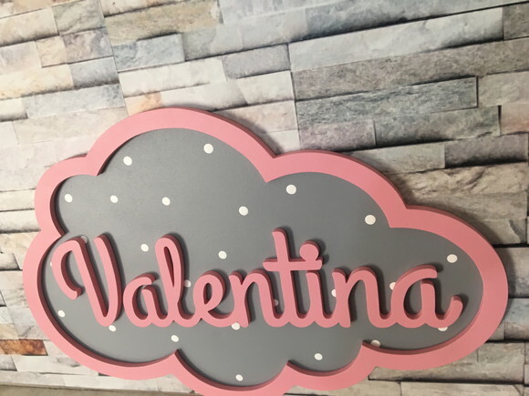 Porta Maternidade em MDF para Decoração de Quarto de Bebê , Ma