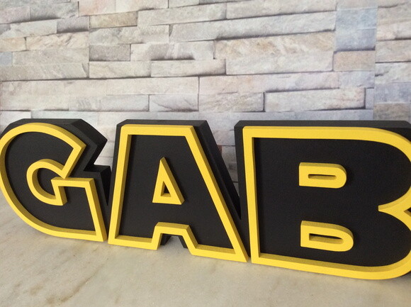 Letras Decorativas em MDF para Decoração de Quarto de Bebê , M