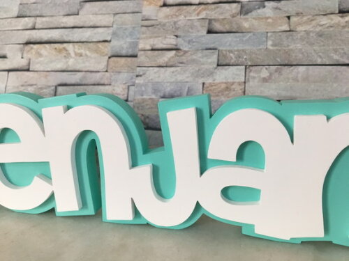 Nome em MDF Personalizado para Quarto de Bebê e Infantil