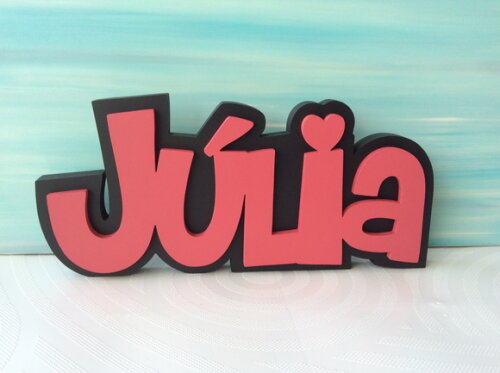 Nome em Mdf Personalizado para  Festas e Quarto de Bebê