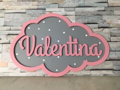 Porta Maternidade em MDF para Decoração de Quarto de Bebê , Maternidade e Festa Infantil Personalizados
