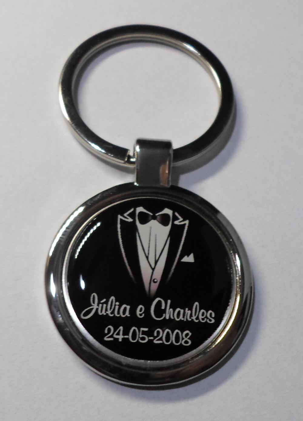 Chaveiro Padrinhos Redondo