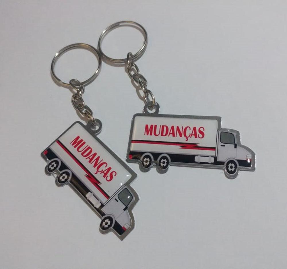 Chaveiro Chapinha Caminhão Personalizado