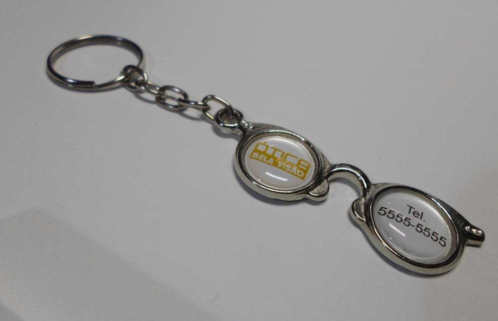 Chaveiro Óculos Personalizado