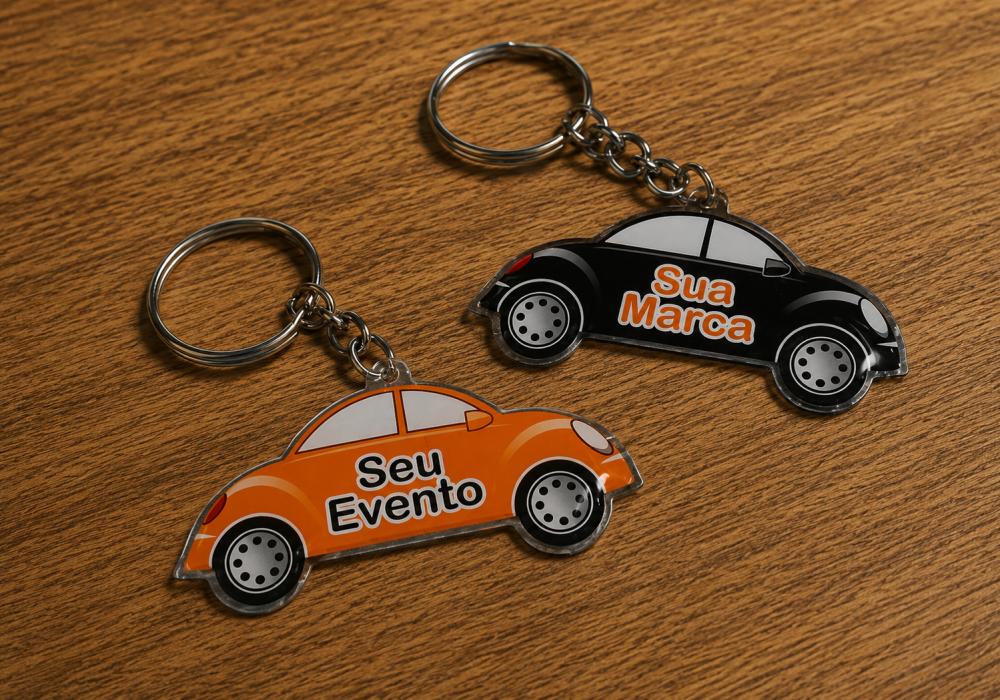 Chaveiro Fusca Personalizado