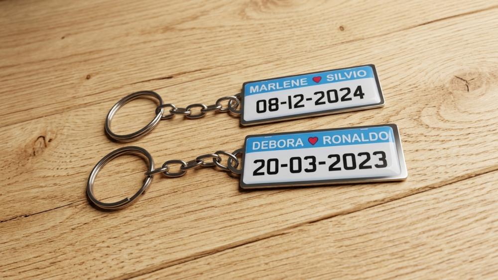 Chaveiro Plaquinha Personalizado