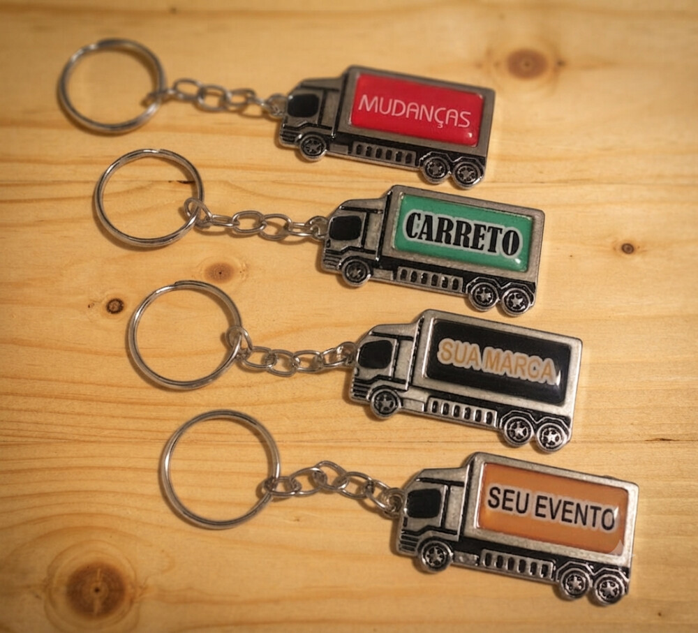 Chaveiro Caminhão Personalizado