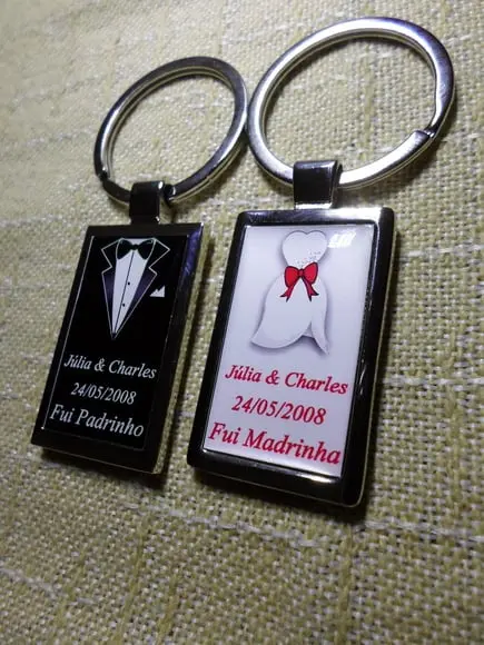 Lembrancinha Chaveiros Personalizados Casamento