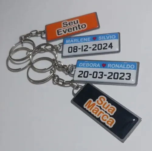 Chaveiro Plaquinha Personalizado