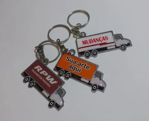 Chaveiro Chapinha Caminhão Personalizado