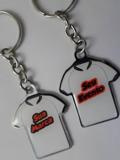 Chaveiro Personalizado Camiseta