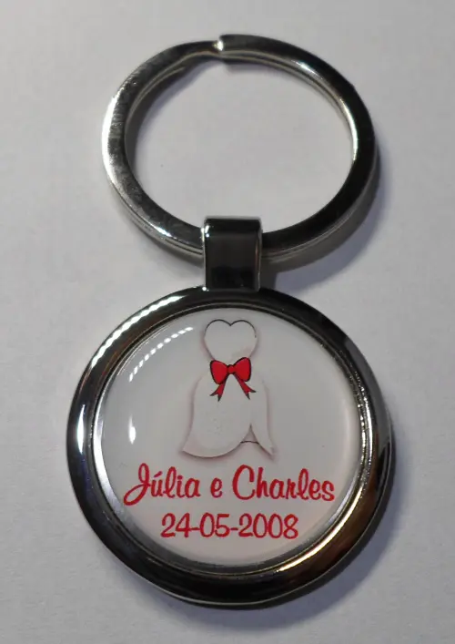 Chaveiro Padrinhos Redondo
