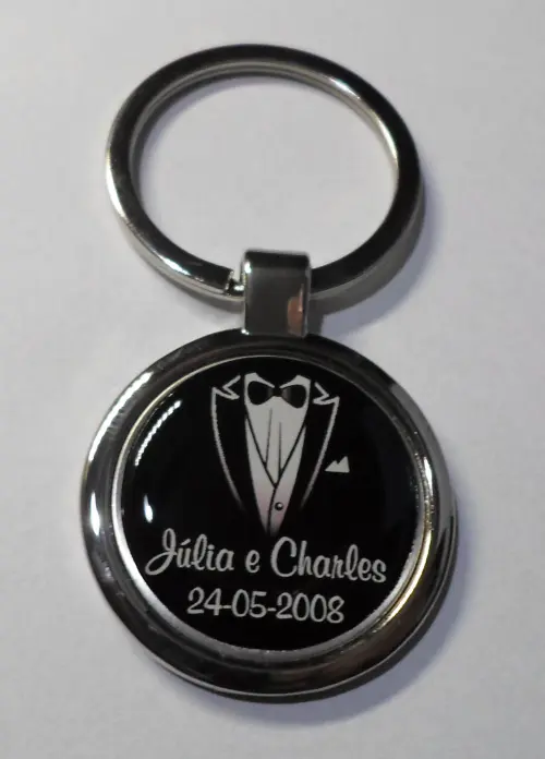 Chaveiro Padrinhos Redondo