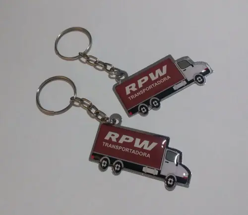 Chaveiro Chapinha Caminhão Personalizado