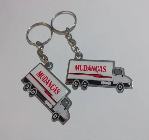 Chaveiro Chapinha Caminhão Personalizado