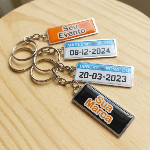Chaveiro Plaquinha Personalizado