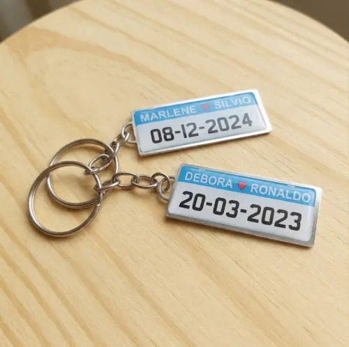 Chaveiro Plaquinha Personalizado