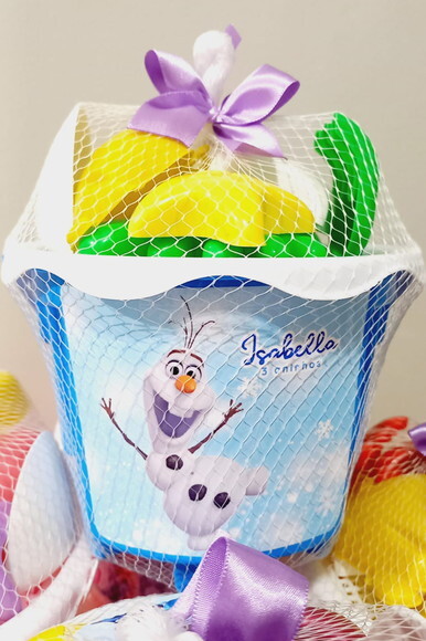 Balde de Praia Personalizado - Frozen