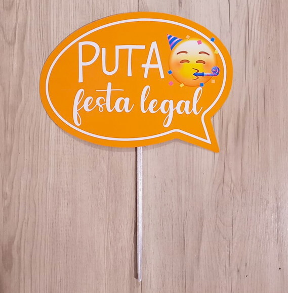 Plaquinha Divertida para Festa 50 Anos