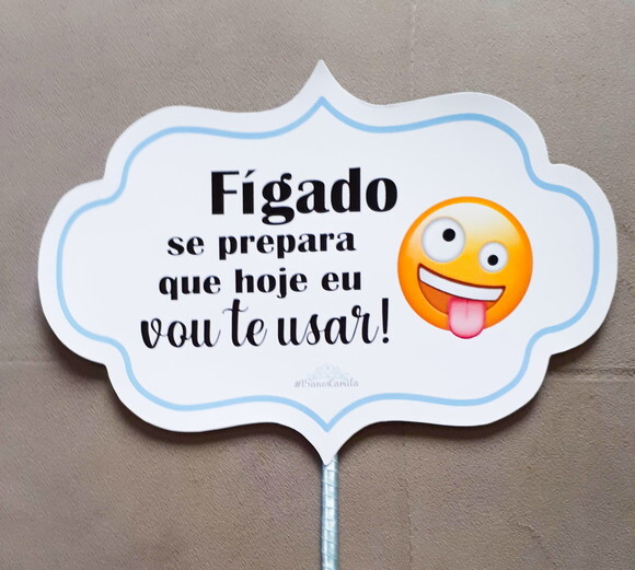 Plaquinha Divertida para Festa