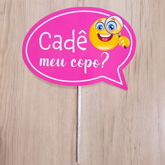 Plaquinha Divertida para Festa 50 Anos