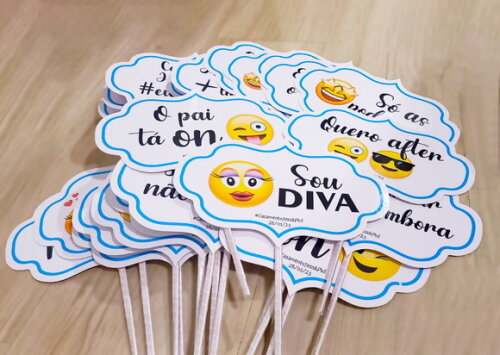 Plaquinha Divertida para Festa
