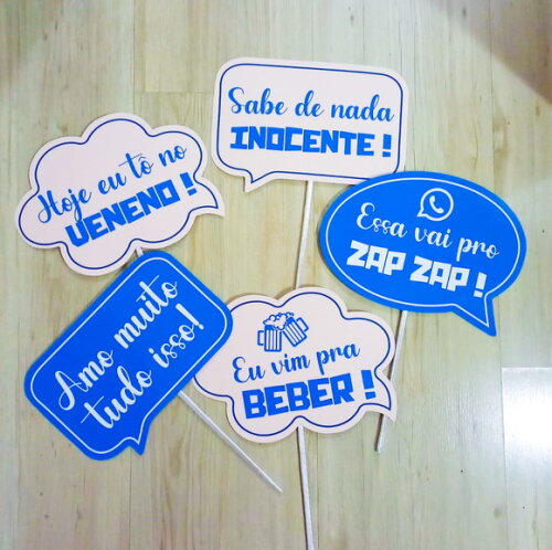 Plaquinha Divertida para Festa