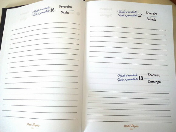AGENDA ANUAL COURO SINTÉTICO