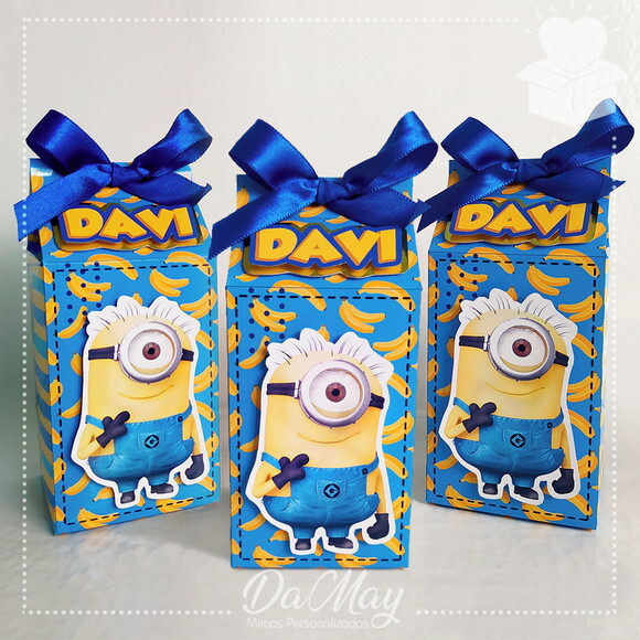 Caixa Milk Personalizada - Lembrancinha Menino