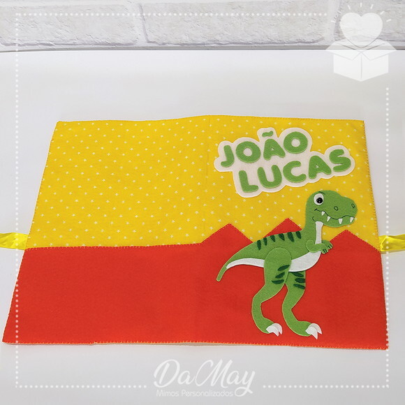 Capa Carteira de Vacina Dinossauro