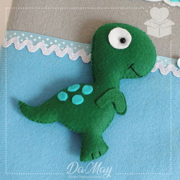 Capa Carteira de Vacina Dinossauro