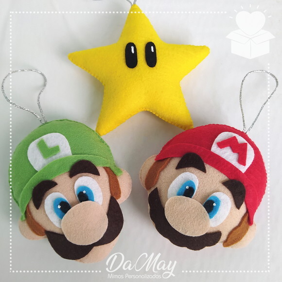 Chaveiro Mario Bros Feltro