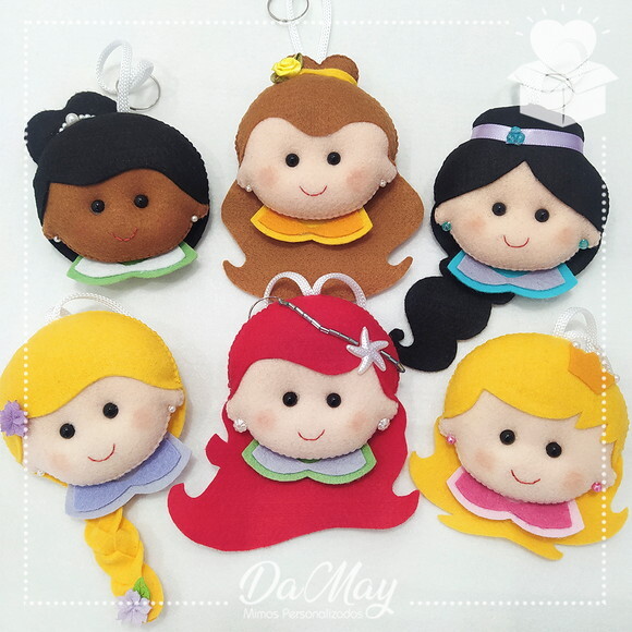 Chaveiro Princesas Disney