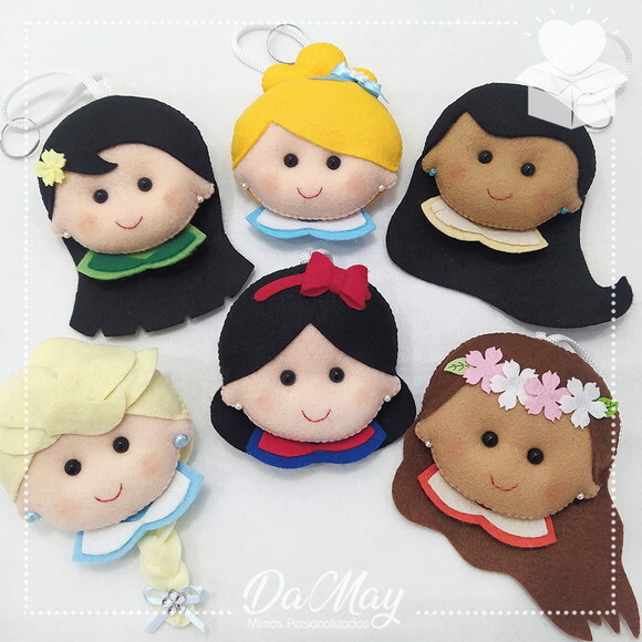 Chaveiro Princesas Disney