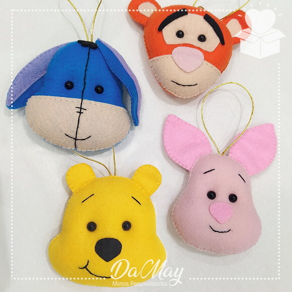 Chaveiro Turma Ursinho Pooh