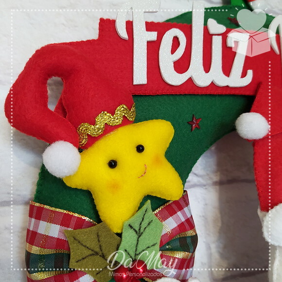 Guirlanda de Natal Papai Noel
