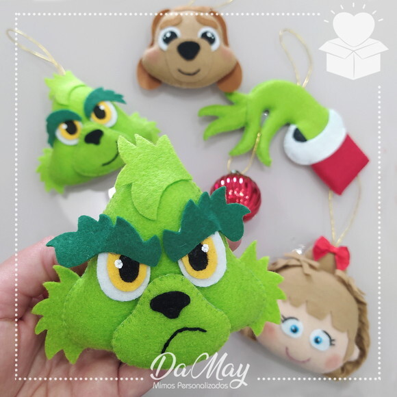 Pingente Grinch | Kit Árvore de Natal