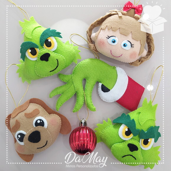 Pingente Grinch | Kit Árvore de Natal