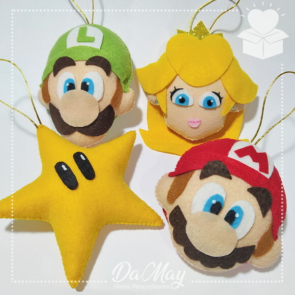Pingente Mario Bros | Kit Árvore de Natal 2