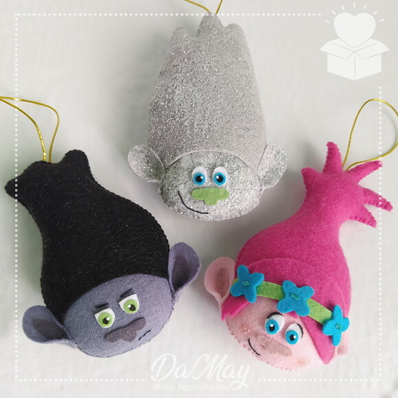 Pingente Trolls | Kit Árvore de Natal