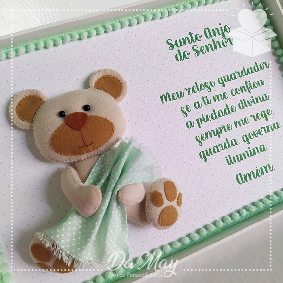 Quadro Oração Santo Anjo
